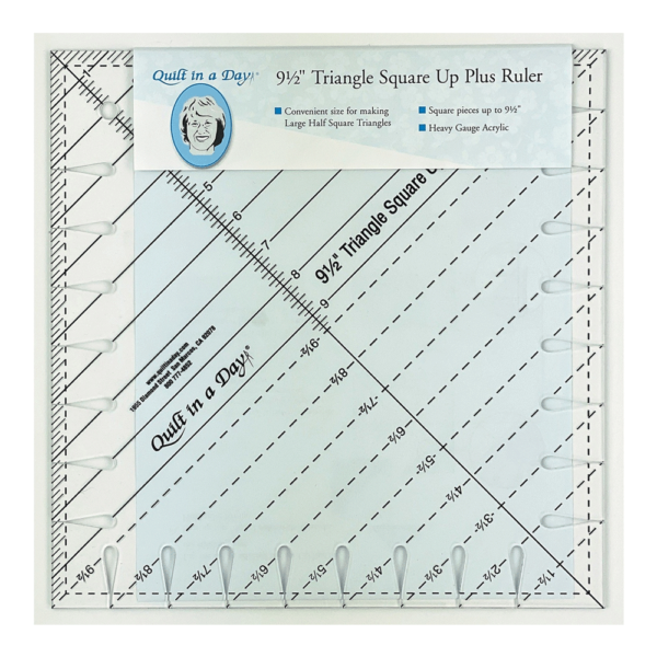 9-1/2″ Triangle Square Up Plus Ruler – Artisan Alley